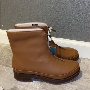 REVITALIGN Tan Ankle Booties